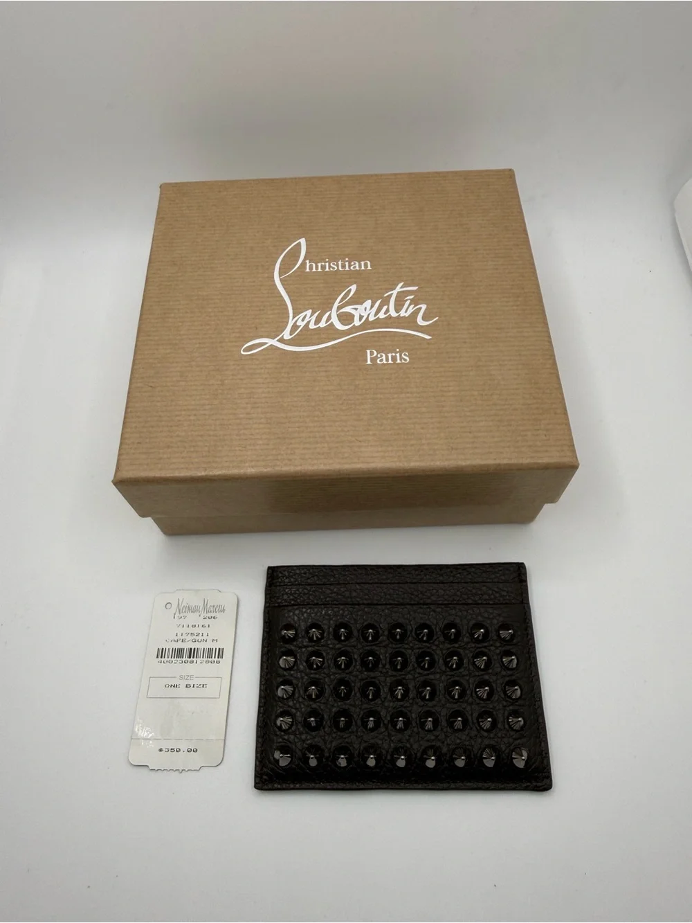 Christian Louboutin Stud Detailed Cardholder NWT